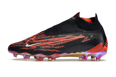 Nike Phantom GX Elite DF Link FG Firm Ground Soccer Cleats - Black/Red/White