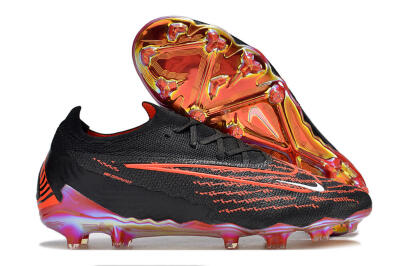 Nike Phantom GX Elite FG Firm Ground Soccer Cleats - Black/Red/White