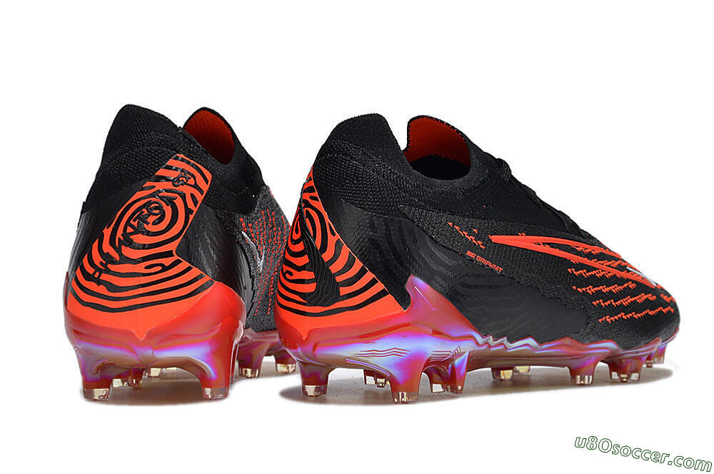 Nike Phantom GX Elite FG Firm Ground Soccer Cleats - Black/Red/White 6