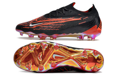Nike Phantom GX Elite FG Firm Ground Soccer Cleats - Black/Red/White