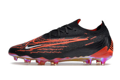 Nike Phantom GX Elite FG Firm Ground Soccer Cleats - Black/Red/White