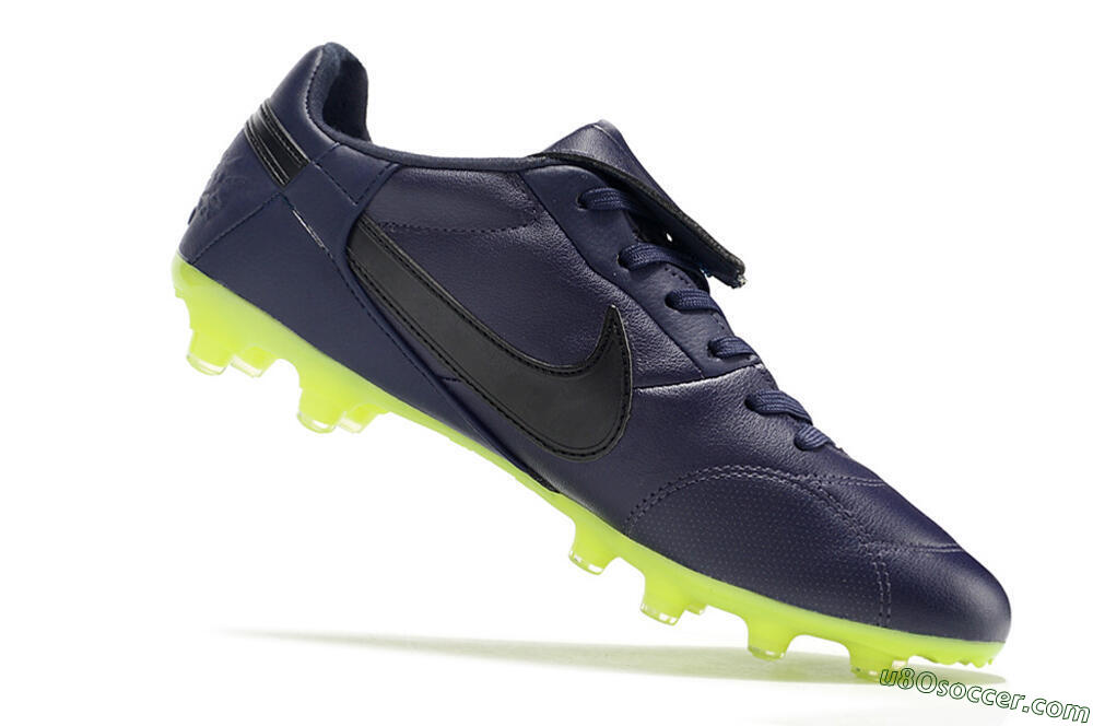 Nike Premier 3 FG Firm Ground Soccer Cleats - Blue/Black/Green 4