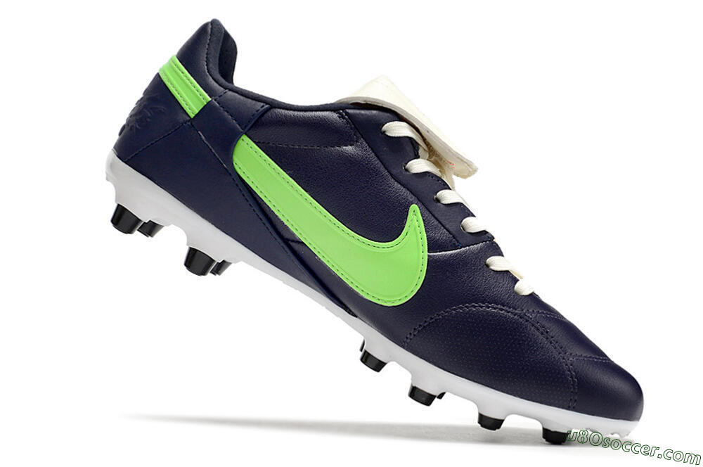 Nike Premier 3 FG Firm Ground Soccer Cleats - Blue/Green 4
