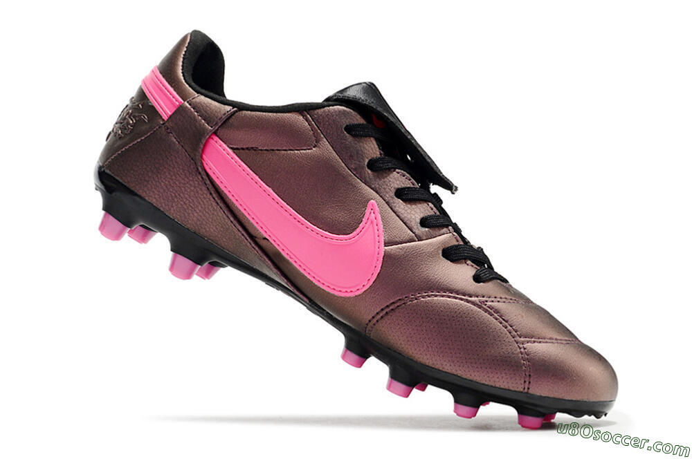 Nike Premier 3 FG Firm Ground Soccer Cleats - Brown/Pink/Black 4