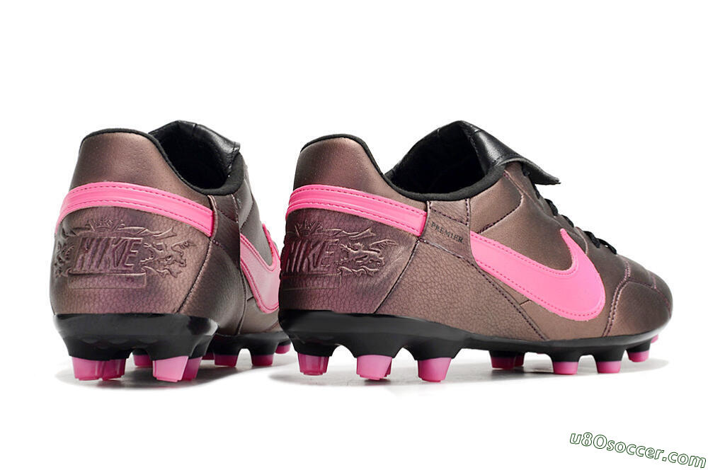 Nike Premier 3 FG Firm Ground Soccer Cleats - Brown/Pink/Black 6