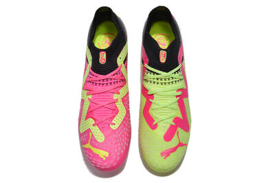 Puma Future Ultimate MG Multi Ground Soccer Cleats - Green/Pink/Black