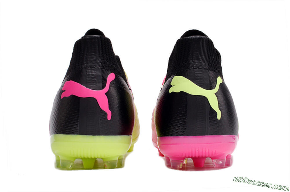 Puma Future Ultimate MG Multi Ground Soccer Cleats - Green/Pink/Black 5