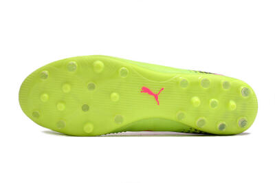 Puma Future Ultimate MG Multi Ground Soccer Cleats - Green/Pink/Black