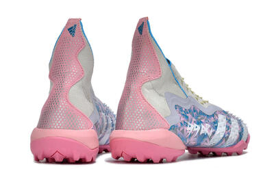 Adidas Predator Freak+ TF Artificial Turf Soccer Shoes - Purple/Pink/White