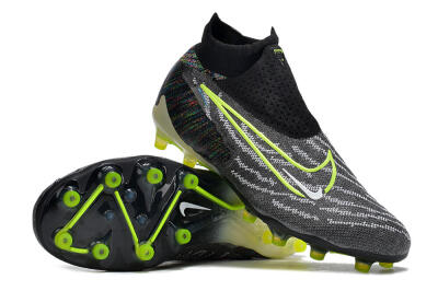 Nike Phantom GX Elite DF AG Artificial Grass Soccer Cleats - Black/Rainbow