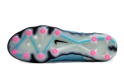 Nike Phantom GX Elite AG Artificial Grass Soccer Cleats - Blue/Pink/White
