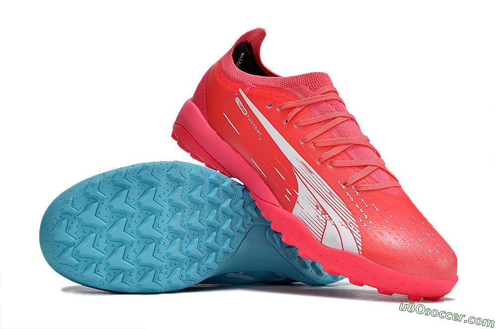 Puma Ultra Ultimate TF Artificial Turf Soccer Shoes - Blue/White 3