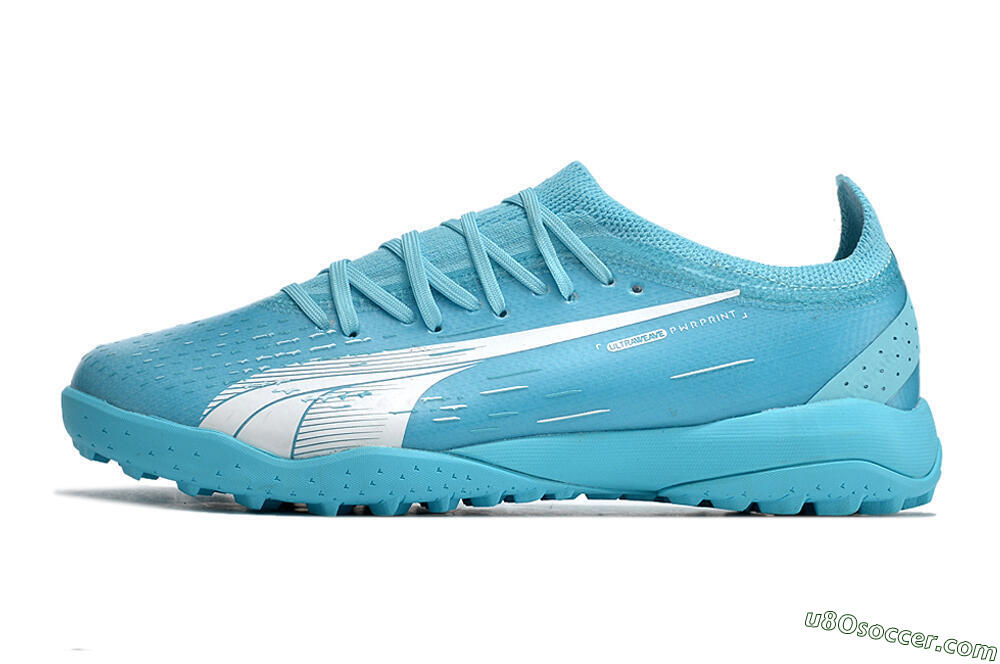 Puma Ultra Ultimate TF Artificial Turf Soccer Shoes - Blue/White 2