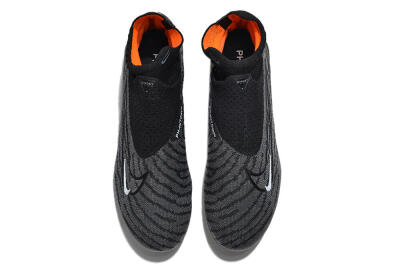 Nike Phantom GX Elite DF AG Artificial Grass Soccer Cleats - Black/Grey/White