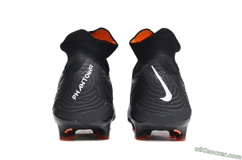 Nike Phantom GX Elite DF AG Artificial Grass Soccer Cleats - Black/Grey/White 5