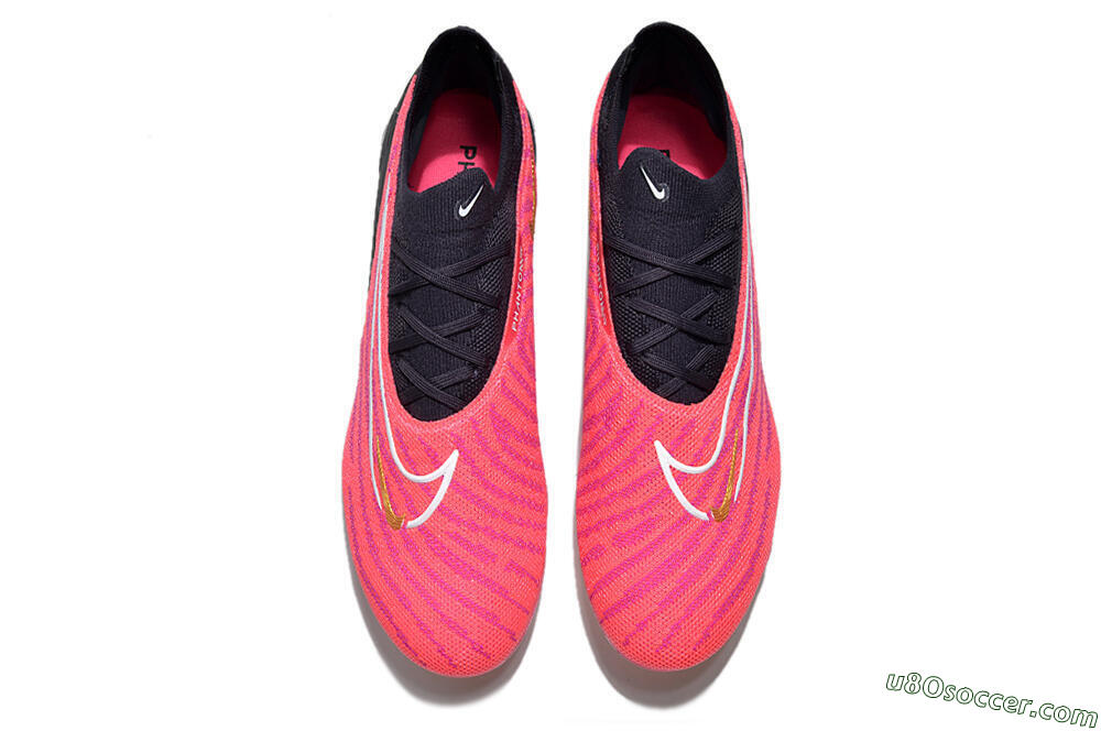 Nike Phantom GX Elite AG Artificial Grass Soccer Cleats - Pink/White/Black 4