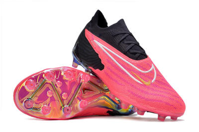 Nike Phantom GX Elite AG Artificial Grass Soccer Cleats - Pink/White/Black