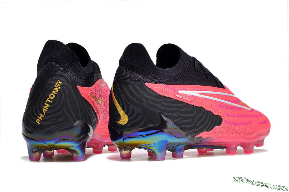 Nike Phantom GX Elite AG Artificial Grass Soccer Cleats - Pink/White/Black 5
