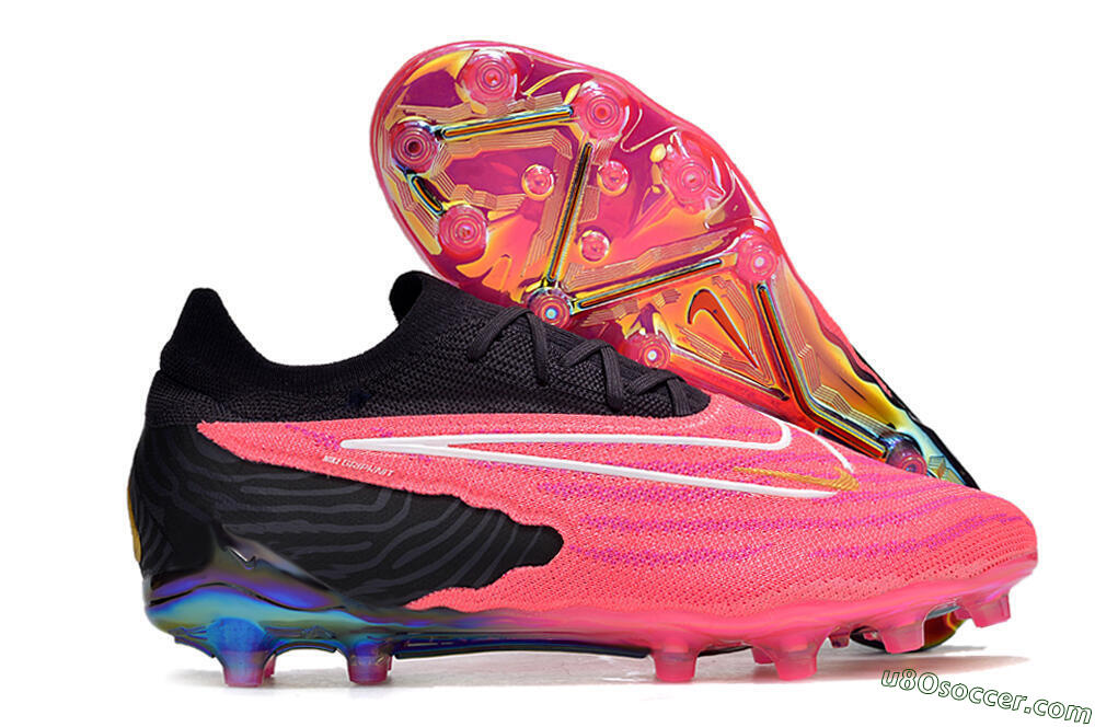 Nike Phantom GX Elite AG Artificial Grass Soccer Cleats - Pink/White/Black 1