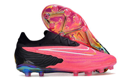 Nike Phantom GX Elite AG Artificial Grass Soccer Cleats - Pink/White/Black