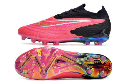Nike Phantom GX Elite AG Artificial Grass Soccer Cleats - Pink/White/Black