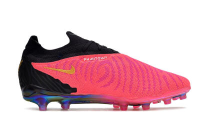 Nike Phantom GX Elite AG Artificial Grass Soccer Cleats - Pink/White/Black