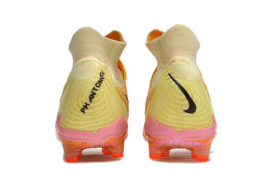 Nike Phantom GX Elite DF AG Artificial Grass Soccer Cleats - Yellow/Black/Pink