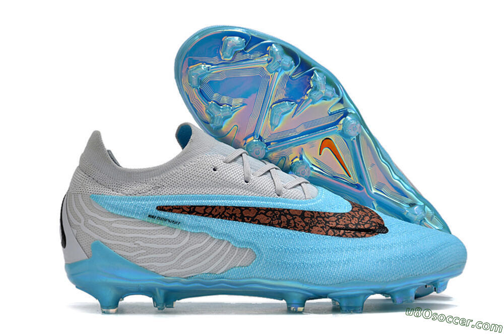 Nike Phantom GX Elite FG Firm Ground Soccer Cleats - Blue/Black/White 1