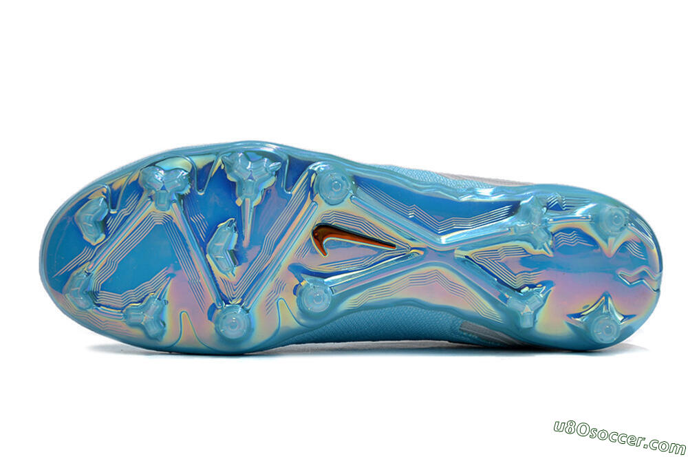 Nike Phantom GX Elite FG Firm Ground Soccer Cleats - Blue/Black/White 6