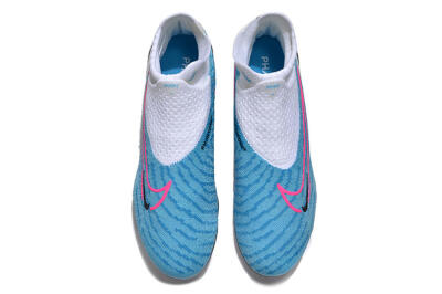 Nike Phantom GX Elite DF AG Artificial Grass Soccer Cleats - Blue/Black/White/Pink