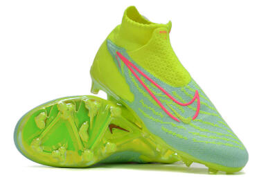 Nike Phantom GX Elite DF FG Firm Ground Soccer Cleats - Blue/Green/Pink