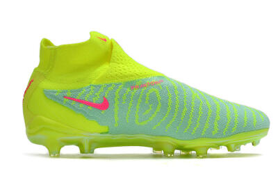 Nike Phantom GX Elite DF FG Firm Ground Soccer Cleats - Blue/Green/Pink