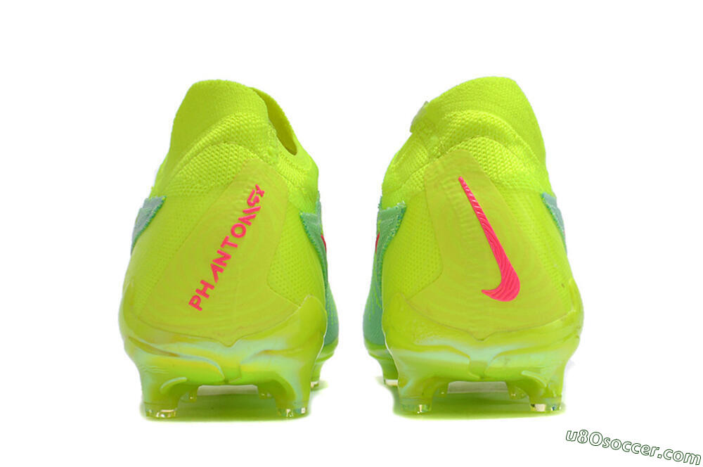 Nike Phantom GX Elite FG Firm Ground Soccer Cleats - Blue/Green/Pink 5