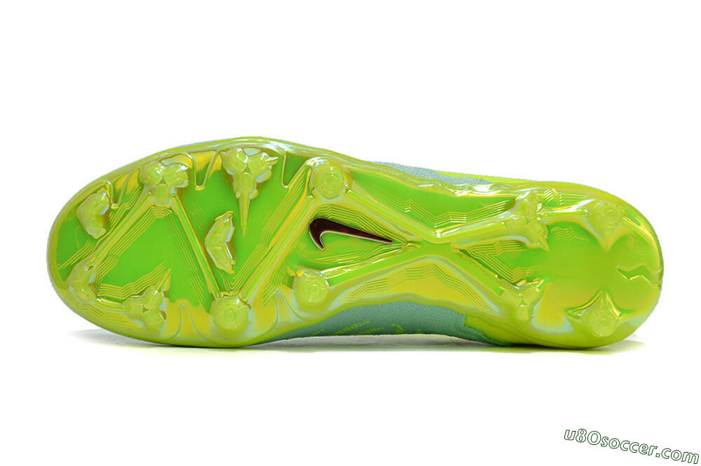 Nike Phantom GX Elite FG Firm Ground Soccer Cleats - Blue/Green/Pink 6