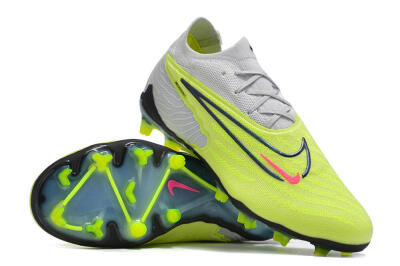 Nike Phantom GX Elite FG Firm Ground Soccer Cleats - Green/Pink/Black/White