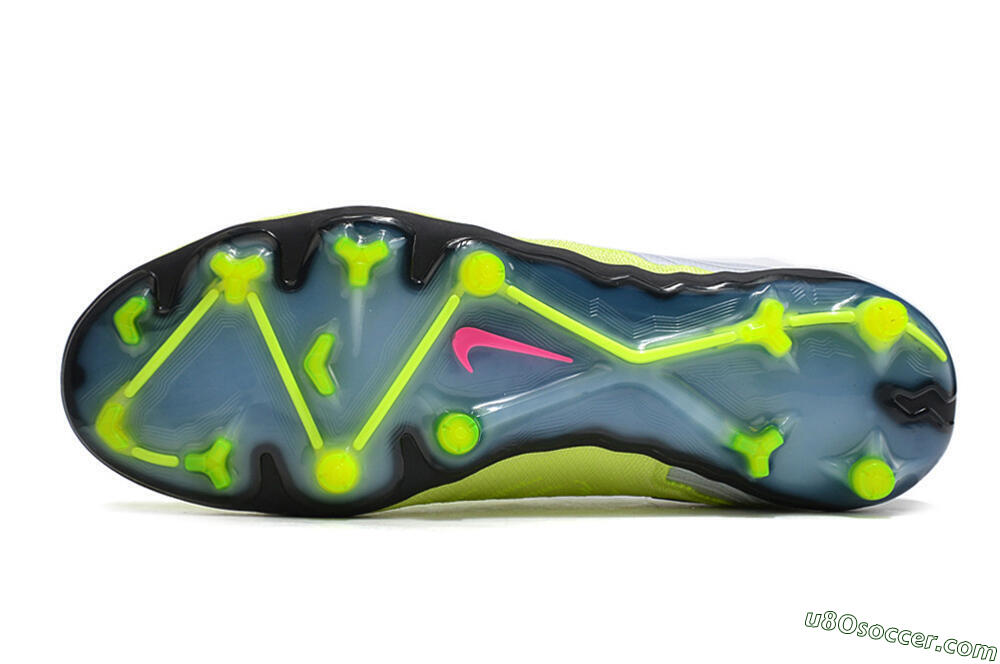 Nike Phantom GX Elite FG Firm Ground Soccer Cleats - Green/Pink/Black/White 6
