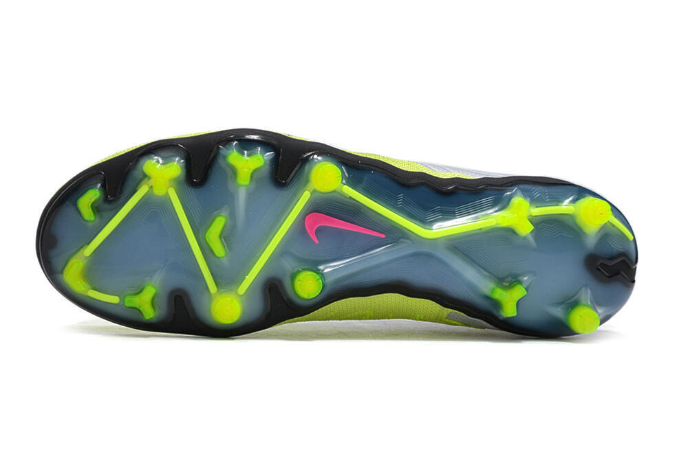 Nike Phantom GX Elite DF FG Firm Ground Soccer Cleats - Green/Pink/Black/White 6