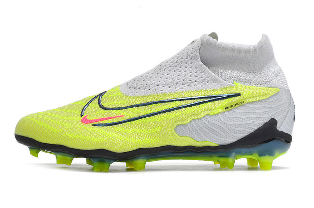 Nike Phantom GX Elite DF FG Firm Ground Soccer Cleats - Green/Pink/Black/White 2