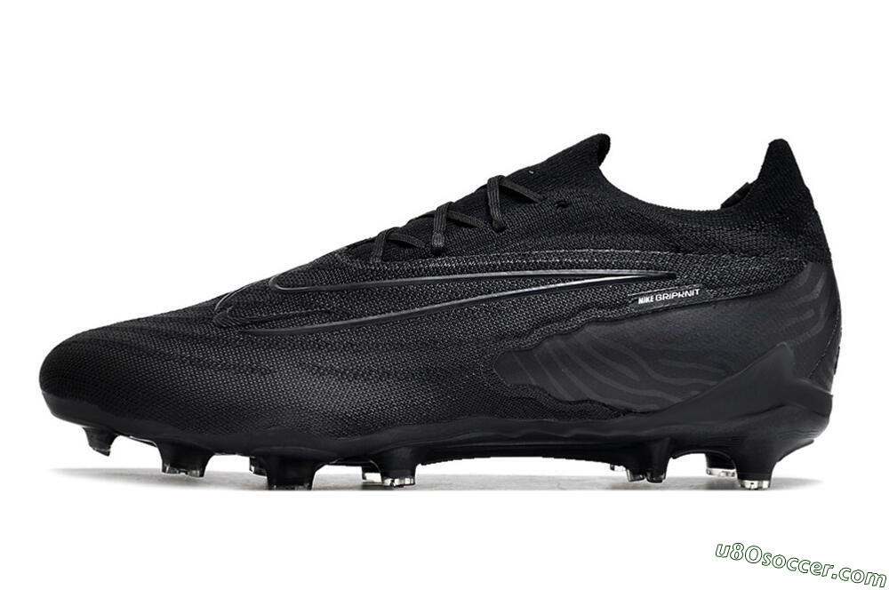 Nike Phantom GX Elite FG Firm Ground Soccer Cleats - Black/White/Black 2