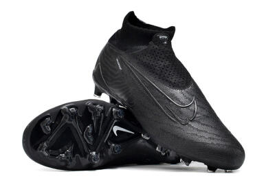 Nike Phantom GX Elite DF Link FG Firm Ground Soccer Cleats - Black/White/Black