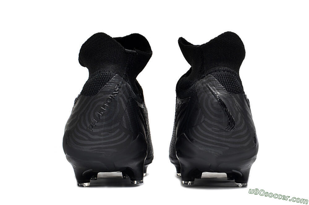 Nike Phantom GX Elite DF Link FG Firm Ground Soccer Cleats - Black/White/Black 5