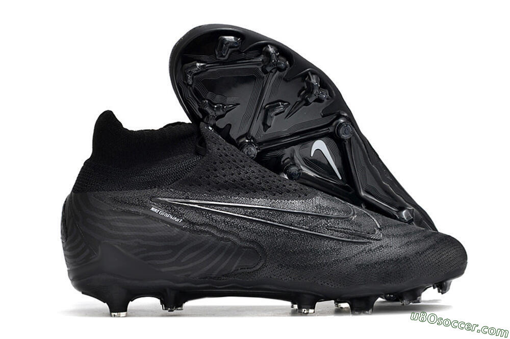 Nike Phantom GX Elite DF Link FG Firm Ground Soccer Cleats - Black/White/Black 1