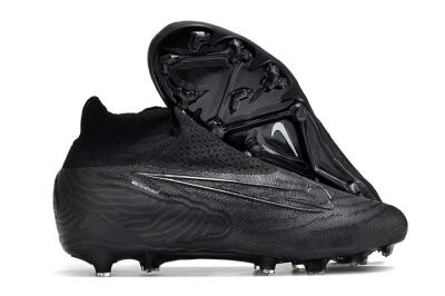 Nike Phantom GX Elite DF Link FG Firm Ground Soccer Cleats - Black/White/Black