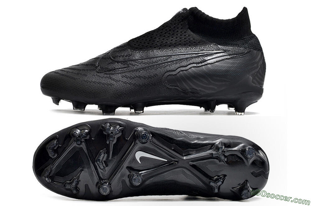 Nike Phantom GX Elite DF Link FG Firm Ground Soccer Cleats - Black/White/Black 0