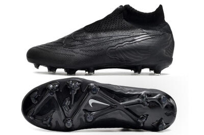 Nike Phantom GX Elite DF Link FG Firm Ground Soccer Cleats - Black/White/Black