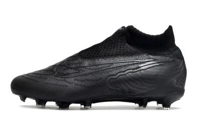Nike Phantom GX Elite DF Link FG Firm Ground Soccer Cleats - Black/White/Black
