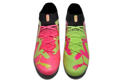 Puma Future Ultimate MG Multi Ground Soccer Cleats - Green/Pink/Black