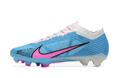 Nike Air Zoom Mercurial Vapor 15 Elite FG Firm Ground Soccer Cleats - Blue/Pink/White