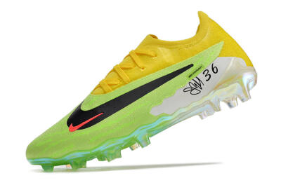 Nike Phantom GX Elite FG Firm Ground Soccer Cleats - Green/Black/Yellow