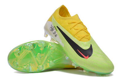 Nike Phantom GX Elite FG Firm Ground Soccer Cleats - Green/Black/Yellow